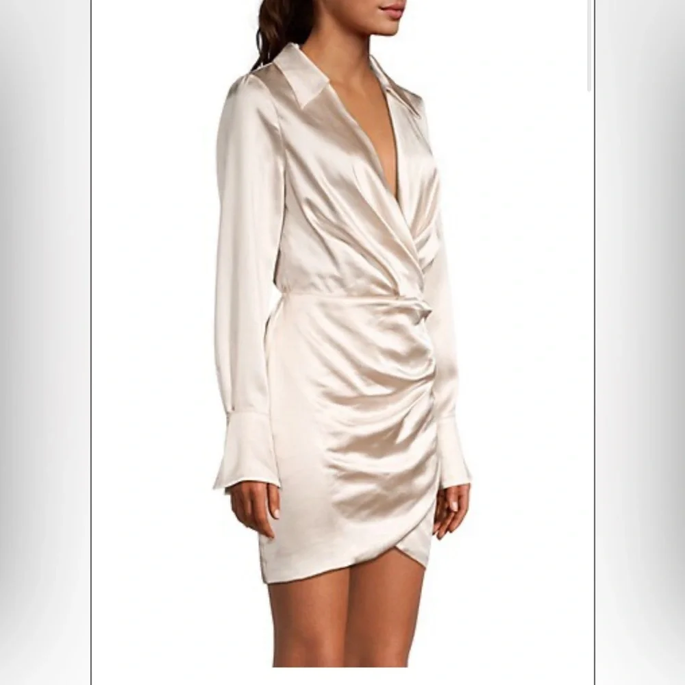 Bella Satin Minidress  from Line&Dot (Saks Fifth Avenue)- BRAND NEW - Picture 3 of 8